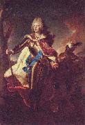 Hyacinthe Rigaud Portrait of Friedrich August II of Saxony oil painting on canvas
